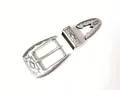Lot de 3 boucles ceinture western argent 30 mm – Color Antique silver
