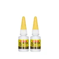 Lot de 3 Colles 502 15g séchage rapide pour cuir caoutchouc bois – Couleur 502 8g  2pcs