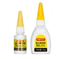 Lot de 3 Colles 502 15g séchage rapide pour cuir caoutchouc bois – 6