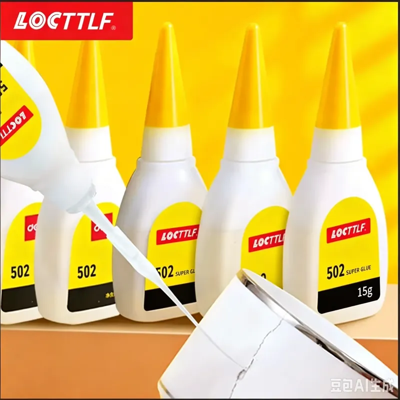 Lot de 3 Colles 502 15g séchage rapide pour cuir caoutchouc bois