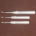 Lot de 3 outils de rainurage et brunissage du cuir – 3