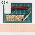Lot de 39 tampons alphabet et symboles pour cuir – 1