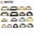 Lot de 4, 10 ou 20 boucles métal anneau D – 2