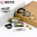 Lot de 4, 10 ou 20 boucles métal anneau D – 4