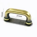 Lot de 4, 10 ou 20 boucles métal anneau D – Couleur BF125-Brass-21mm