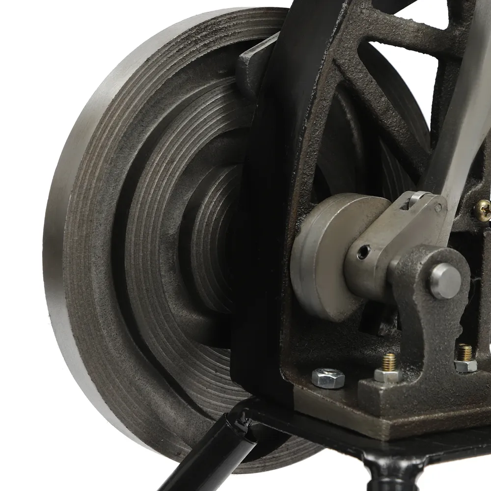 Machine à coudre chaussures cuir manuelle avec support