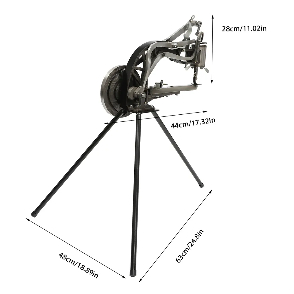 Machine à coudre cuir manuelle 360 degrés pour chaussures