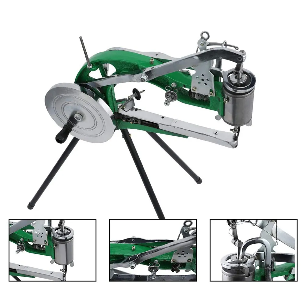 Machine à coudre cuir manuelle double fil pour chaussures