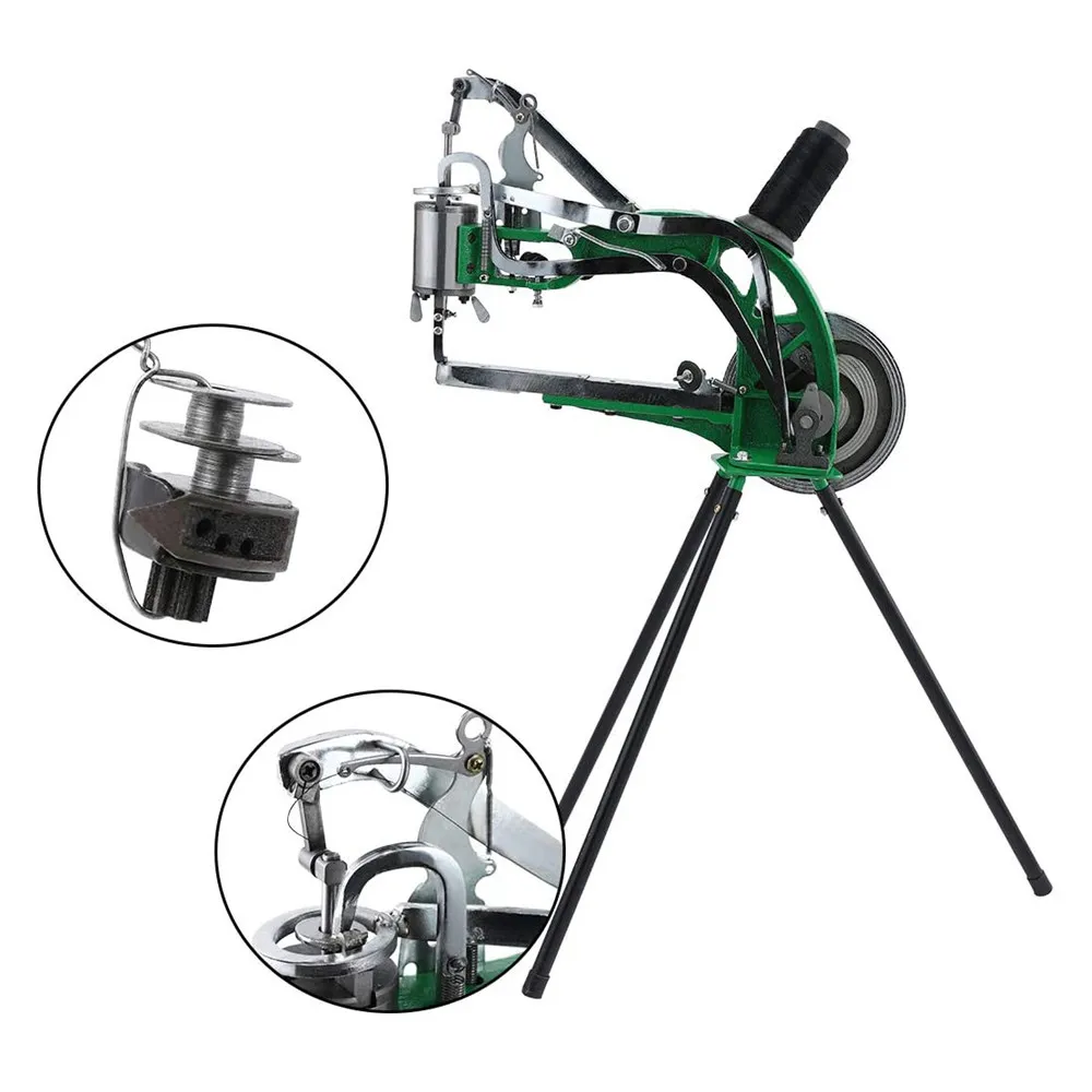 Machine à coudre cuir manuelle double fil pour chaussures