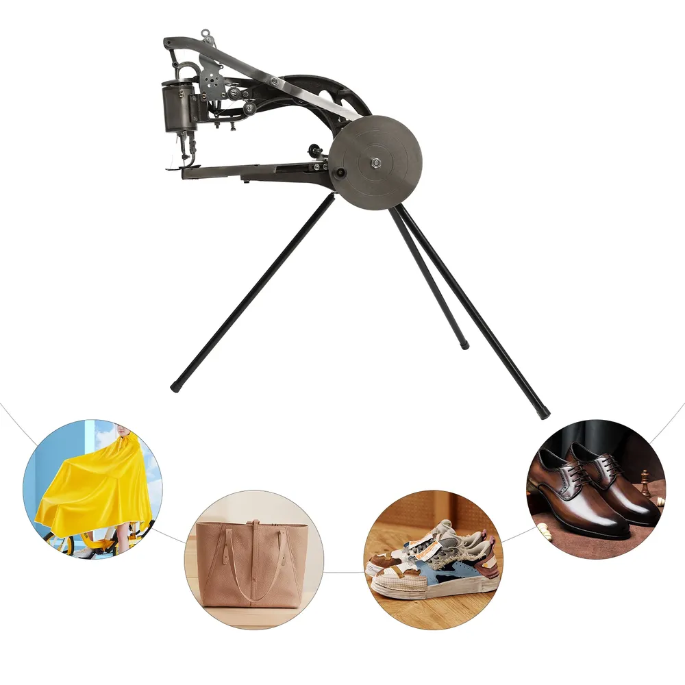 Machine à coudre cuir manuelle robuste pour chaussures et toile