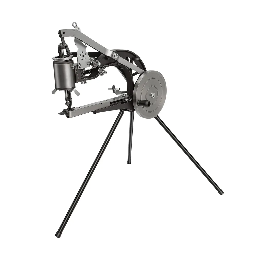 Machine à coudre cuir manuelle rotative pour réparation chaussures