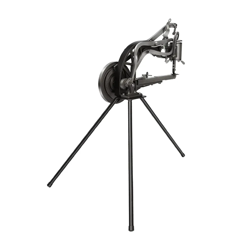 Machine à coudre cuir manuelle rotative pour réparation chaussures