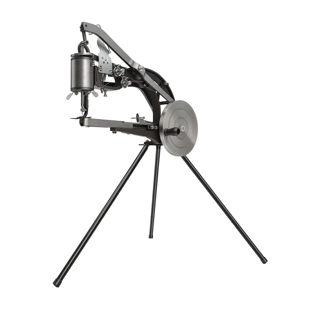 Machine à coudre cuir manuelle rotative pour réparation chaussures