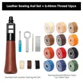Machine à coudre cuir WUTA kit fil poinçon rapide artisanat – Couleur Set C0.45mm 12thread