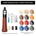 Machine à coudre cuir WUTA kit fil poinçon rapide artisanat – Couleur Set C0.35mm 12thread