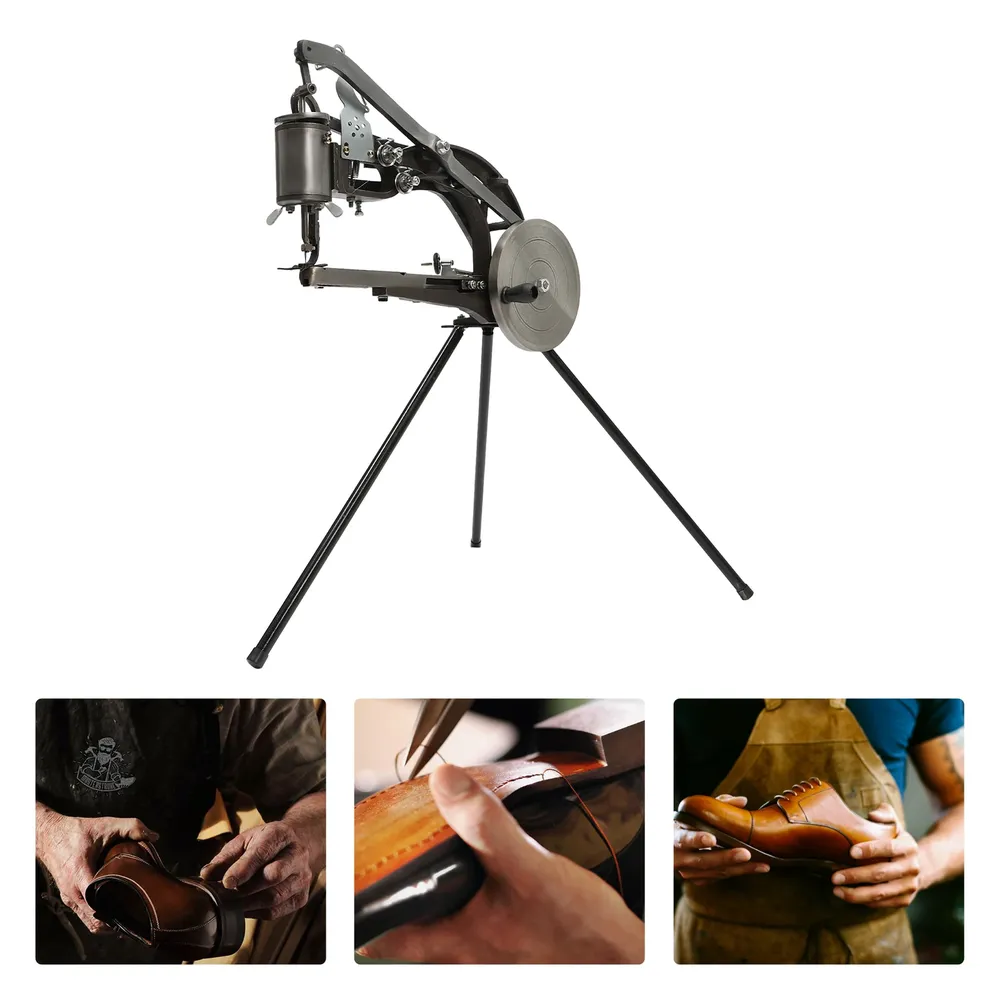 Machine à coudre manuelle cuir, 6 mm, 360 degrés
