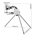 Machine à coudre manuelle pour cuir, 6 mm de point – Couleur noir