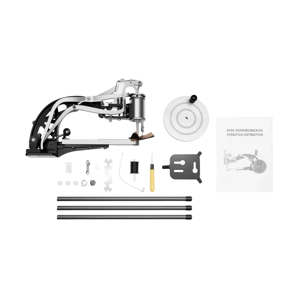 Machine à coudre manuelle pour cuir, support antidérapant