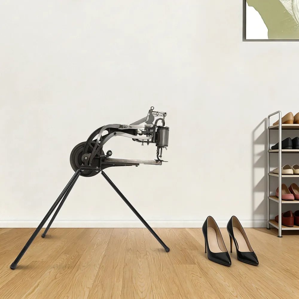 Machine à coudre manuelle robuste pour cuir, réglable