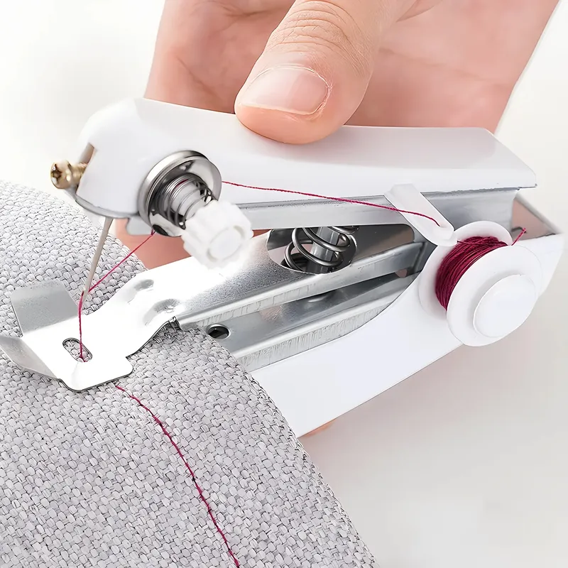 Machine à coudre manuelle sans fil pour cuir, portative