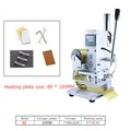 Machine d'estampage à chaud pour cuir logo – Color 8x10 with holder