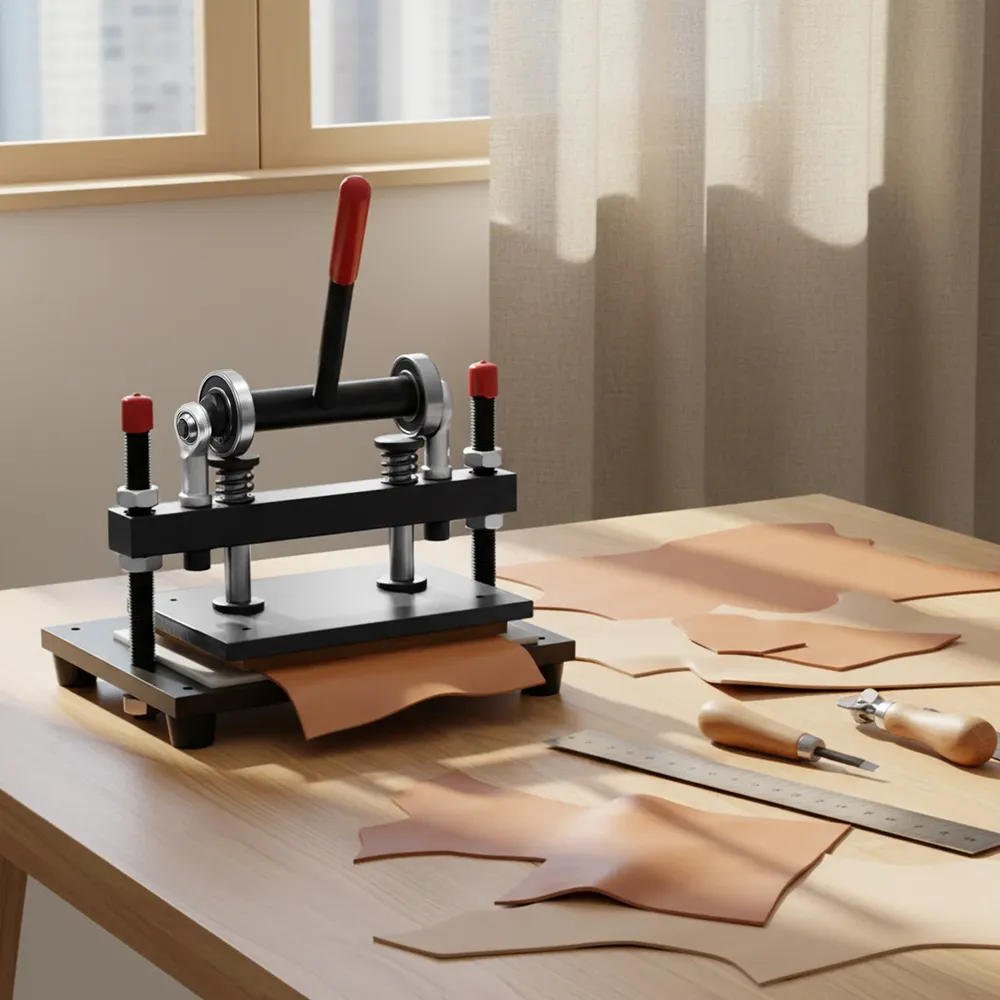 Machine découpe cuir manuelle 10x6,3 pouces