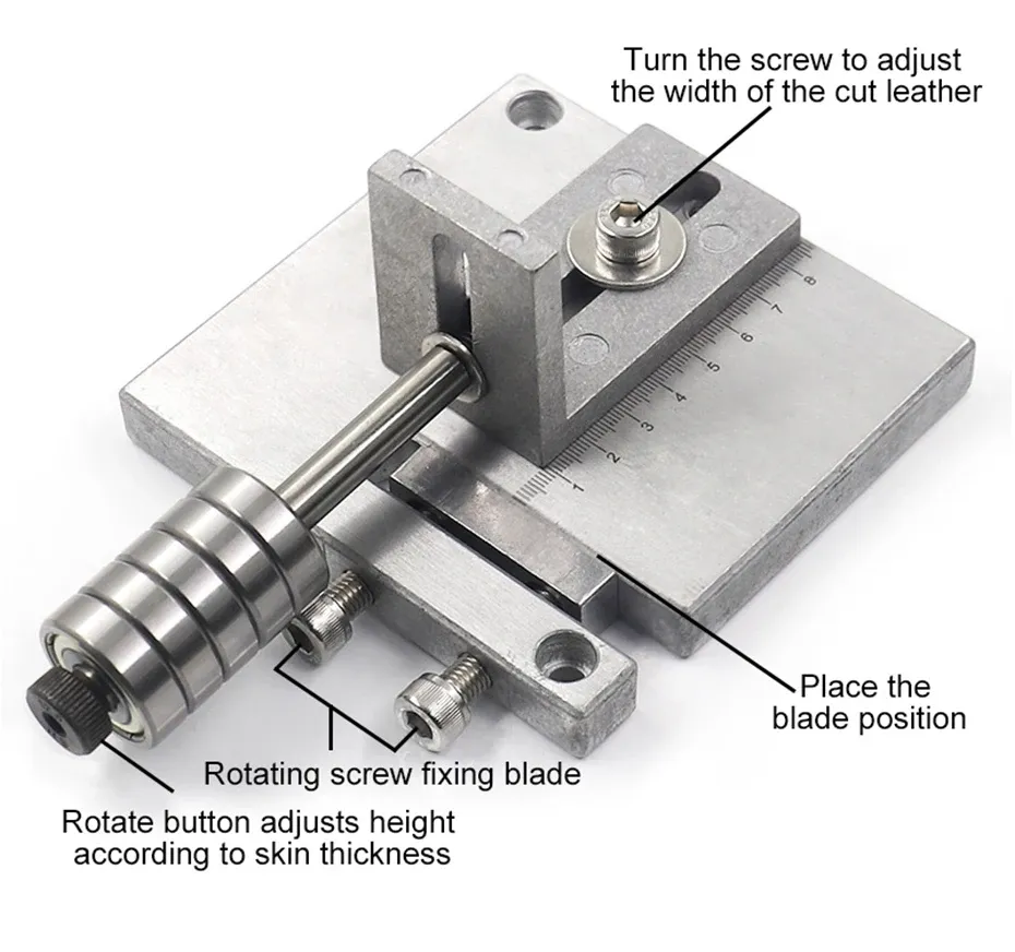 Machine découpe cuir pour ceintures et bracelets de montre