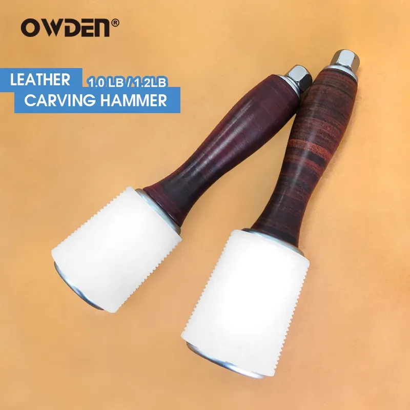 Marteau artisanal cuir nylon ergonomique 0,45 à 0,54 kg
