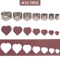 Matrice découpe cuir creuse 7 pièces – Couleur A12-7PCS