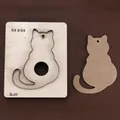Matrice découpe cuir forme chat pour artisanat – 2
