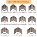 Matrices découpe cuir angle R 10 ou 11 pièces – 2