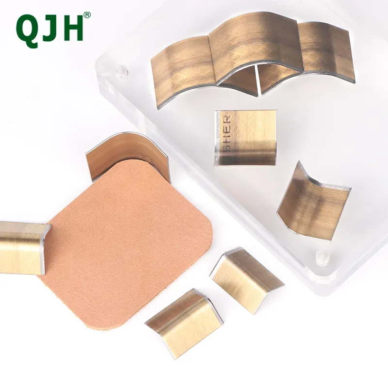 Matrices découpe cuir angle R 10 ou 11 pièces
