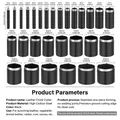 Matrices découpe cuir rondes lot de 9 à 29 pièces – 5
