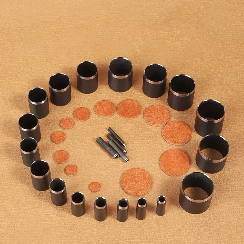 Matrices découpe cuir rondes lot de 9 à 29 pièces