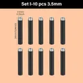 Matrices découpe cuir rondes lot de 9 à 29 pièces – Couleur Set I-3.5mm 10pcs