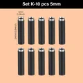 Matrices découpe cuir rondes lot de 9 à 29 pièces – Couleur Set K-5mm 10pcs