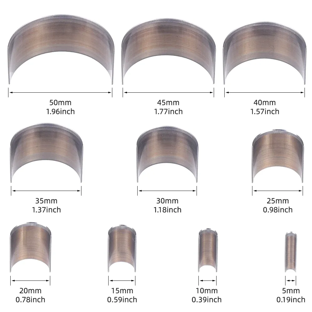 Matrices découpe demi-cercle 10 pièces