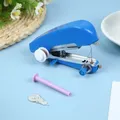 Mini machine à coudre cuir portable sans fil pour bricolage – Couleur Blue