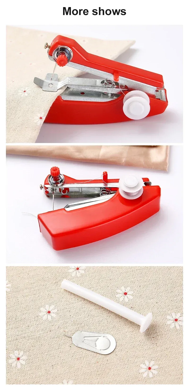 Mini machine à coudre cuir portable sans fil pour bricolage