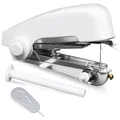 Mini machine à coudre manuelle pour cuir, portative – Couleur White