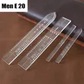Modèle bracelet montre en cuir acrylique transparent – Couleur MEN-E20-1SET