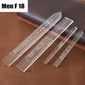 Modèle bracelet montre en cuir acrylique transparent – Couleur MEN-F18-1SET