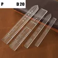 Modèle bracelet montre en cuir acrylique transparent – Couleur STRAP-P-D20-1SET