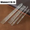 Modèle bracelet montre en cuir acrylique transparent – Couleur WOMEN-C16-14-1SET