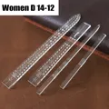 Modèle bracelet montre en cuir acrylique transparent – Couleur WOMEN-D14-12-1SET