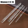 Modèle bracelet montre en cuir acrylique transparent – Couleur WOMEN-E12-10-1SET