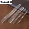 Modèle bracelet montre en cuir acrylique transparent – Couleur WOMEN-H16-1SET