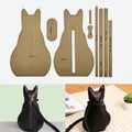 Modèle de sac poitrine chat en papier kraft fait main – 1