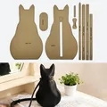 Modèle de sac poitrine chat en papier kraft fait main – 3