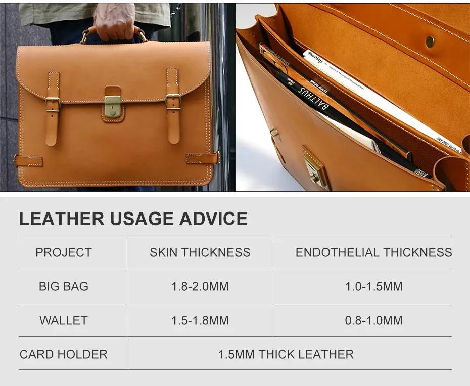 Modèle découpe laser pour pochette et porte-documents en cuir